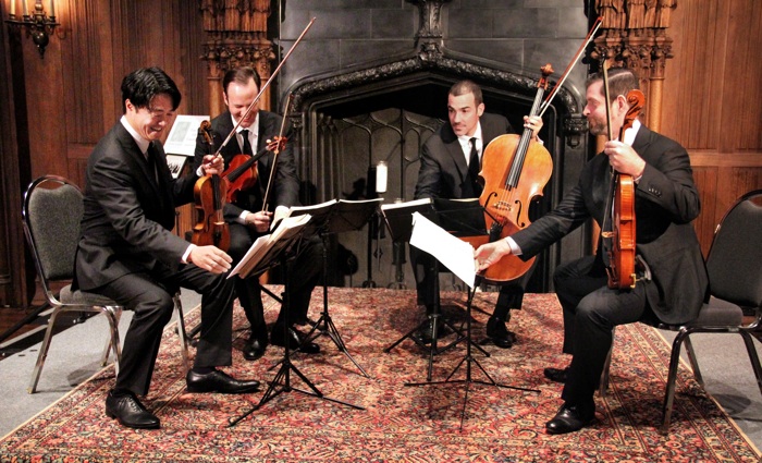 Miro Quartet at KohlMansion on 3-9-2014 by-Rick-Gydesen